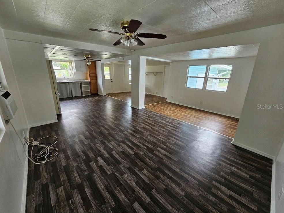 Empty room, Interior, Wood Texture Flooring