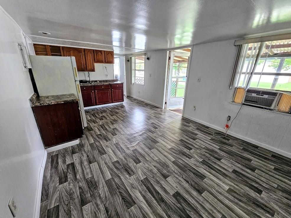 Interior, Kitchen, Wood Texture Flooring