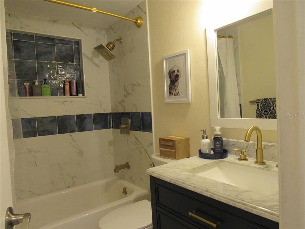 Bathroom, Interior, Marble Walls