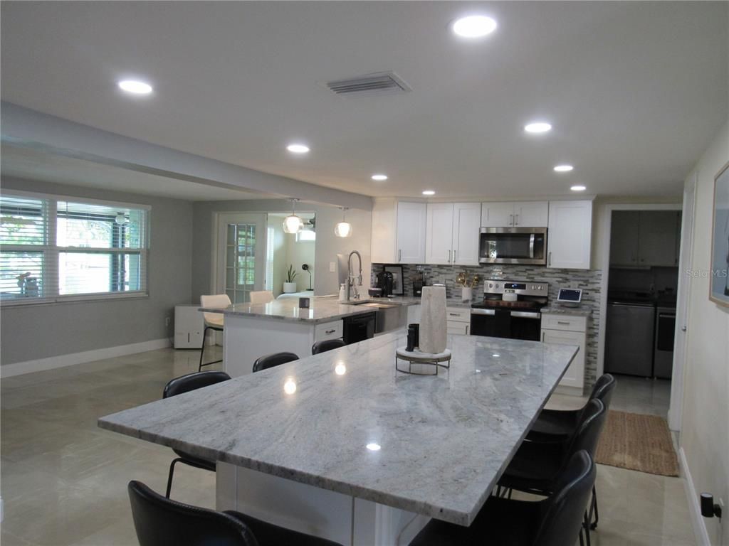 Interior, Kitchen, Recessed Lighting, Stainless Steel Appliances