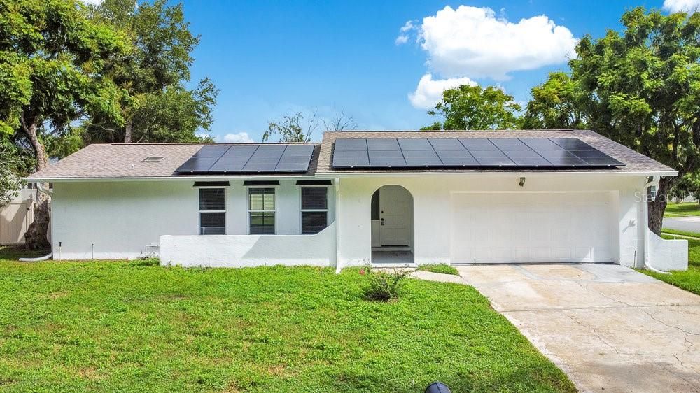 Backyard, Exterior, Solar Panels