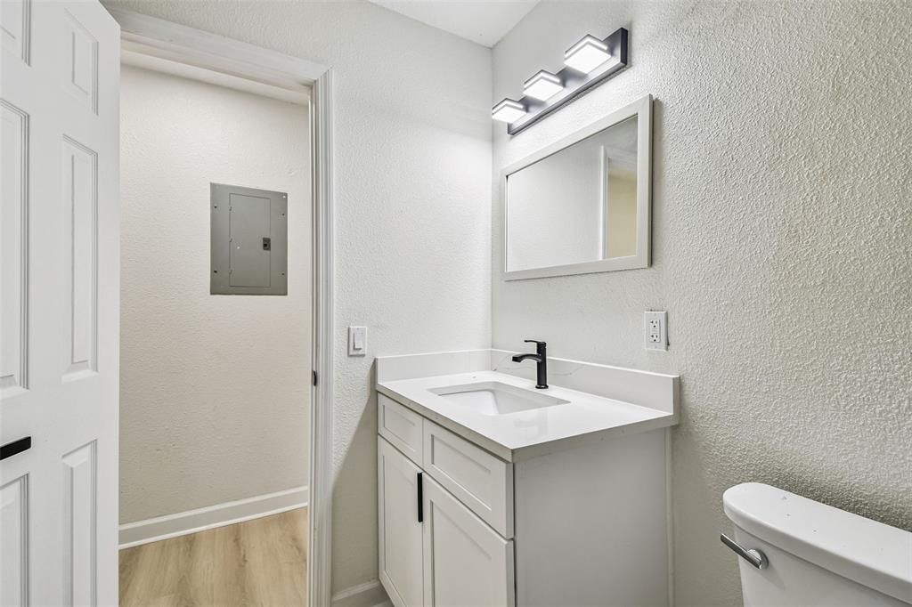 Bathroom, Interior, Wood Texture Flooring