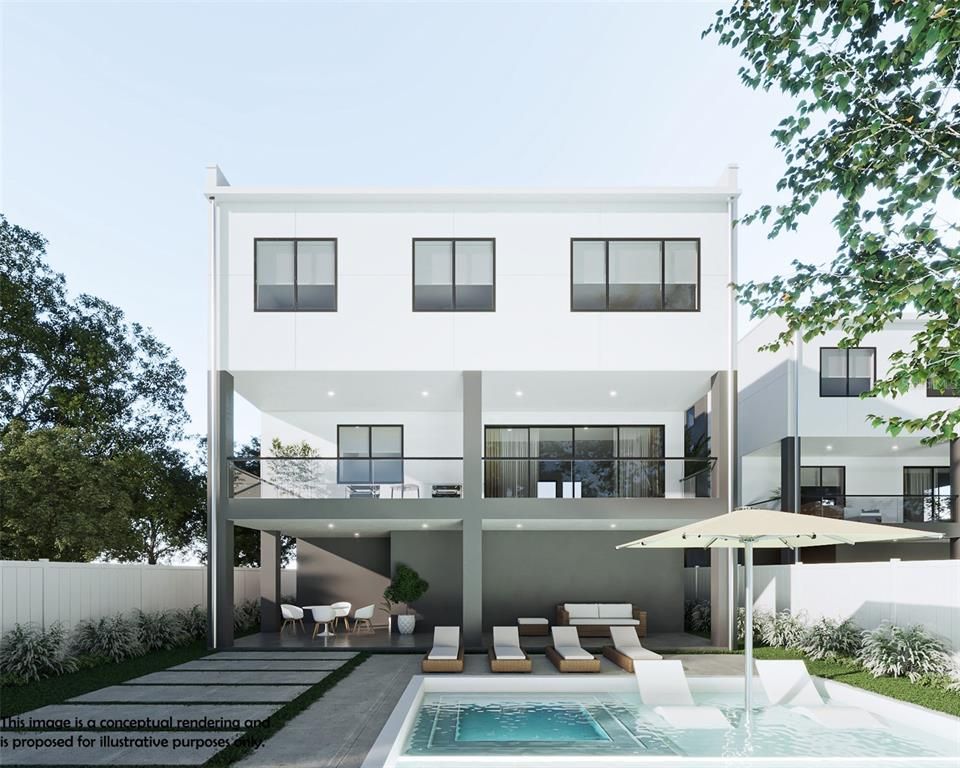 Exterior, Facade, Pool, Modern