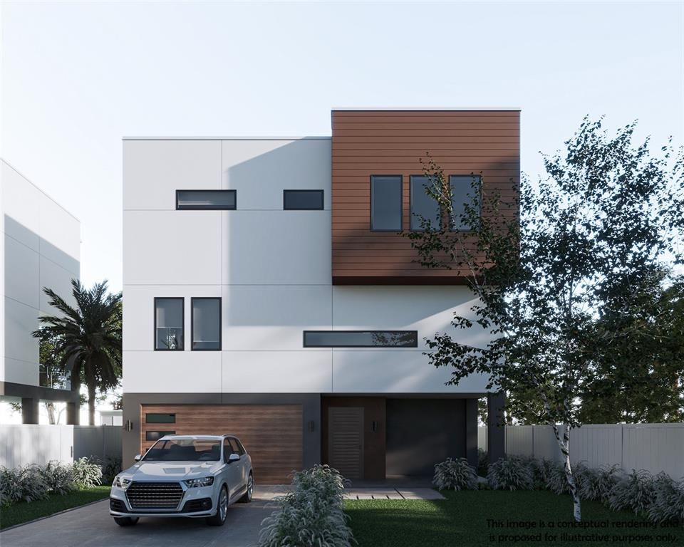 Exterior, Facade, Modern