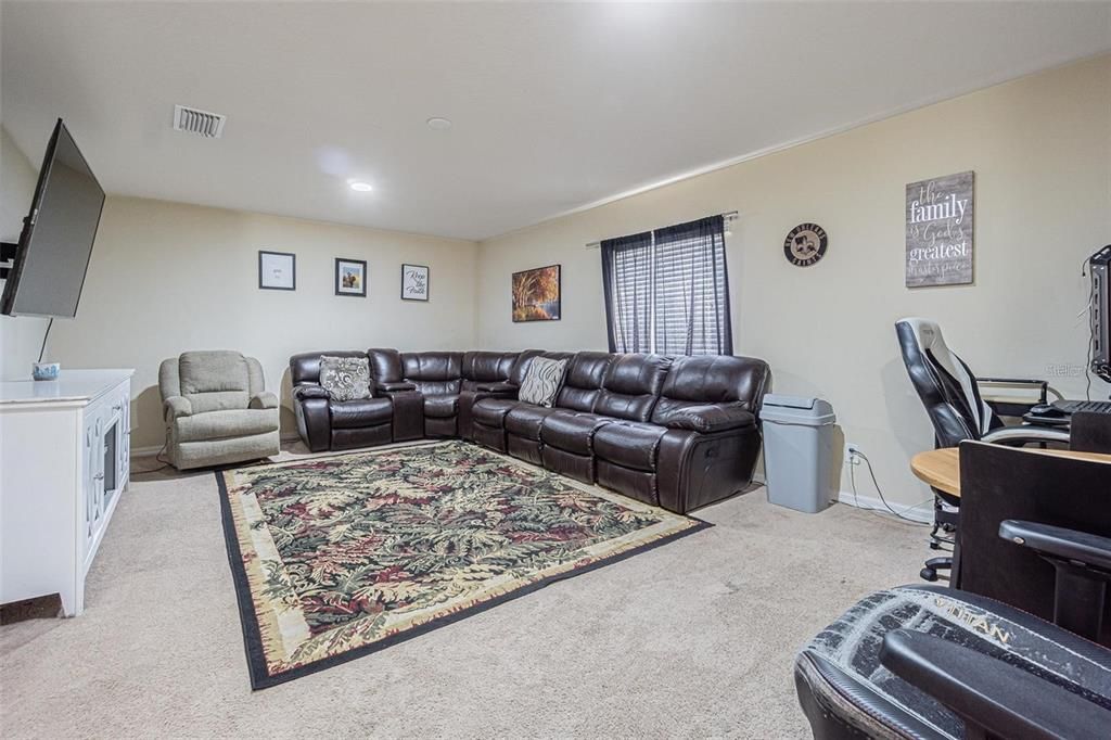 Interior, Living room, Recessed Lighting