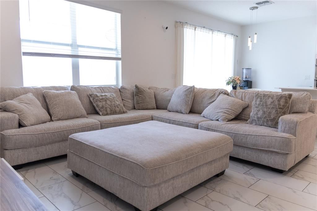 Interior, Living room, Marble, Pendant Lights