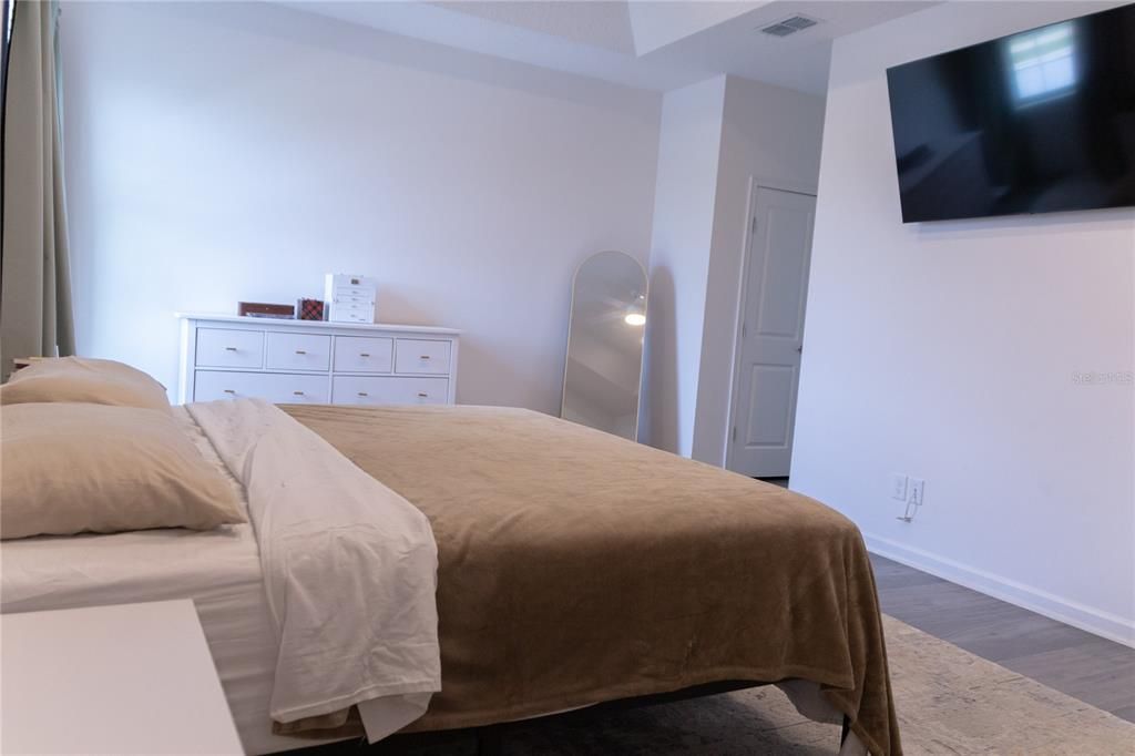Bedroom, Interior, Wood Texture Flooring