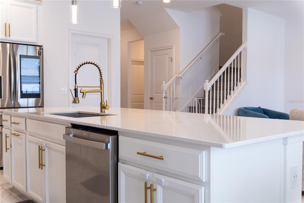 Interior, Kitchen, Recessed Lighting, Stainless Steel Appliances