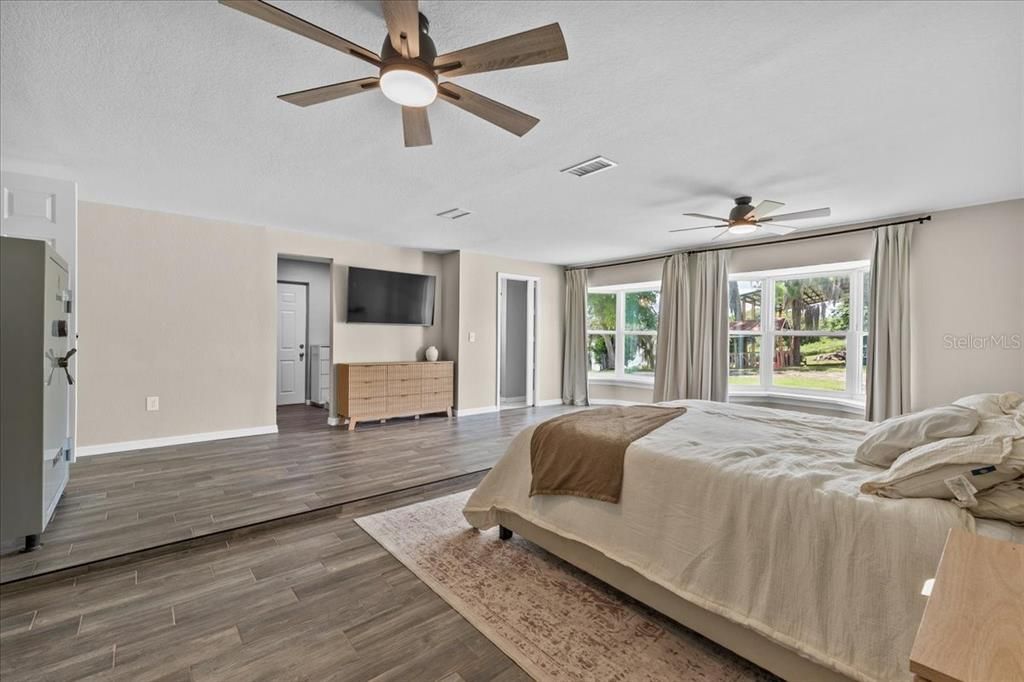 Bedroom, Interior, Wood Texture Flooring