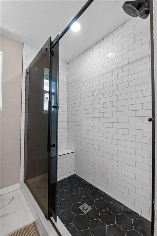 Interior, Recessed Lighting, Stone Walls