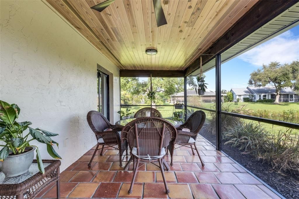 Dining room, Interior, Sun Room, Wooden Ceilings