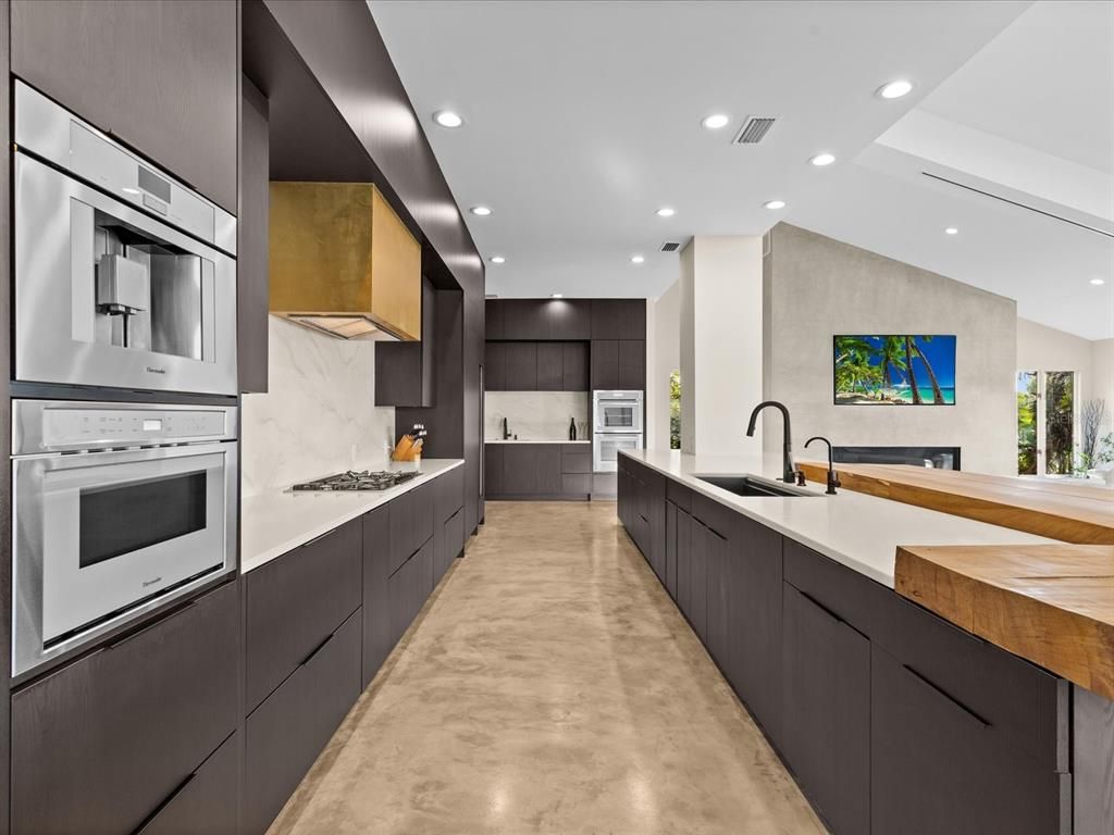 Interior, Kitchen, Recessed Lighting, Stainless Steel Appliances
