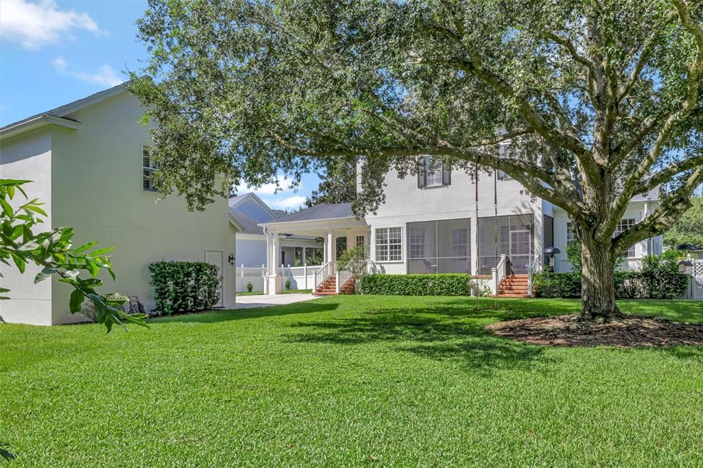 Backyard, Exterior