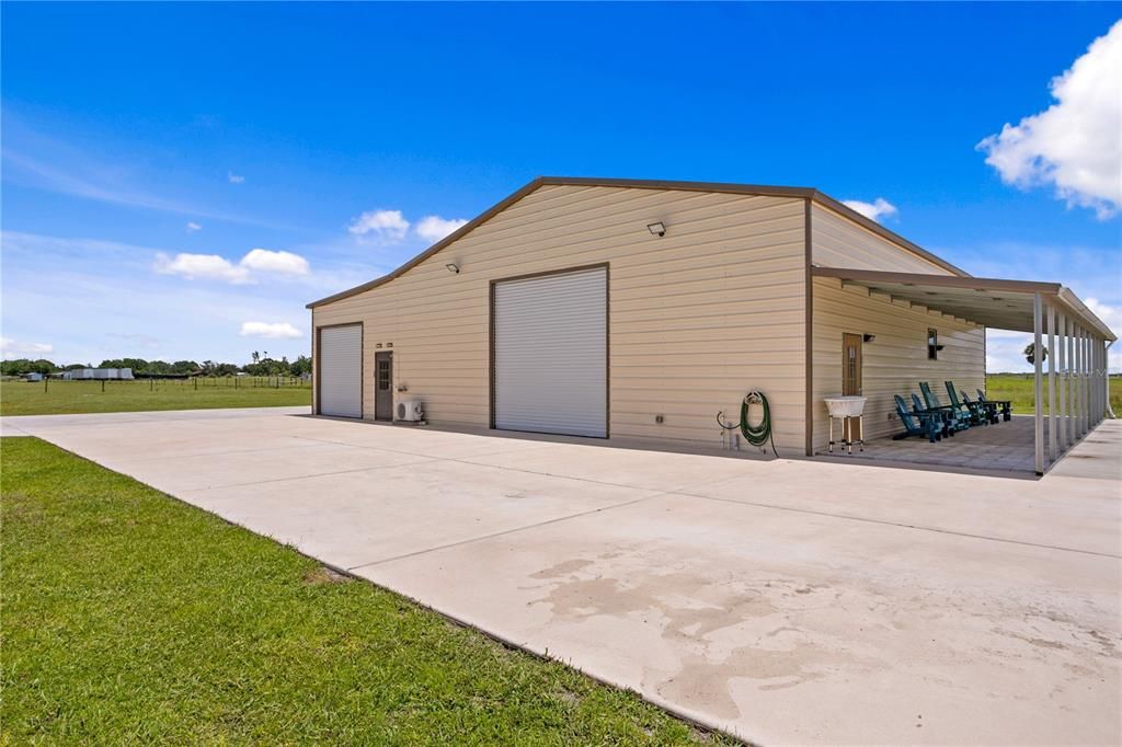 Backyard, Detached Garage, Exterior