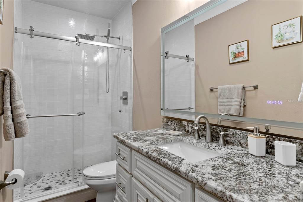 Bathroom, Glass Shower, Interior