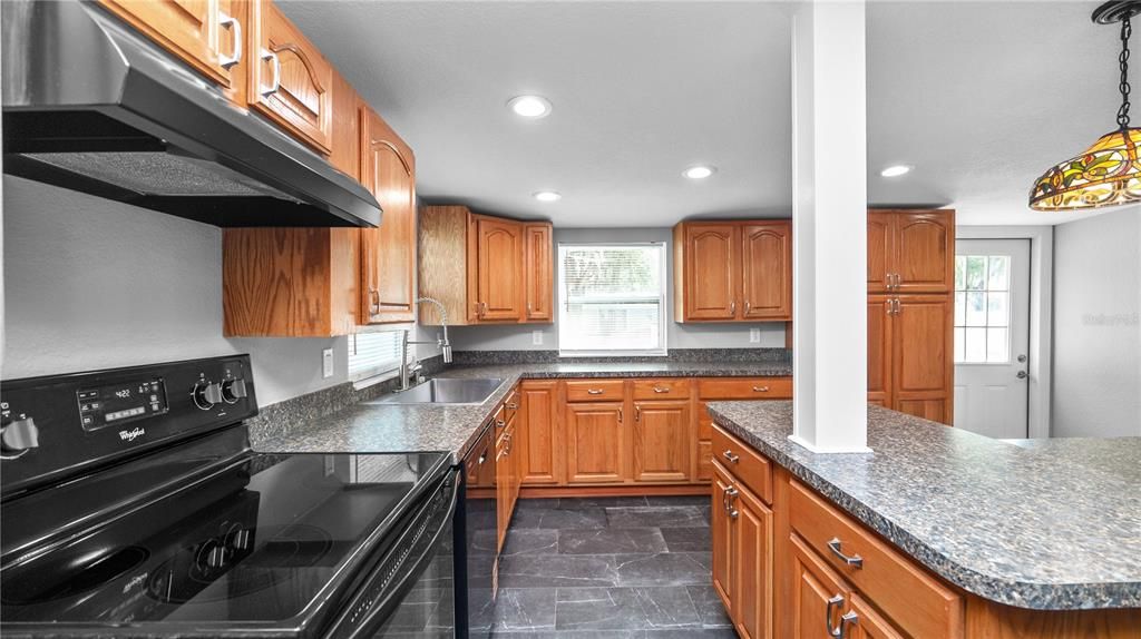 Interior, Kitchen, Pendant Lights, Recessed Lighting