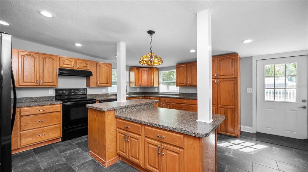 Interior, Kitchen, Pendant Lights, Recessed Lighting