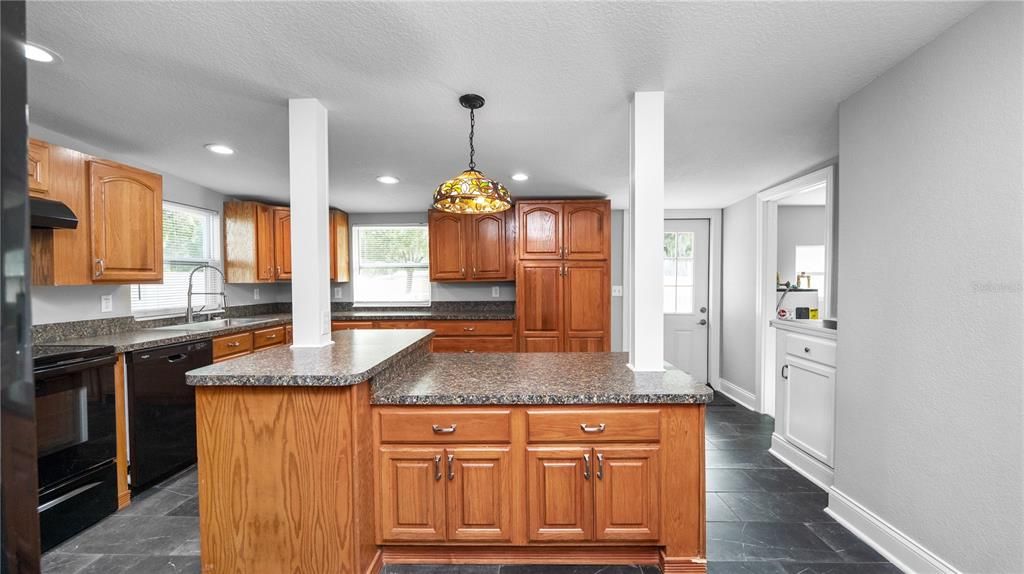 Interior, Kitchen, Pendant Lights, Recessed Lighting