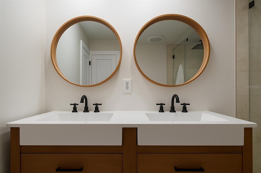 Bathroom, Dual Sink Vanities, Interior