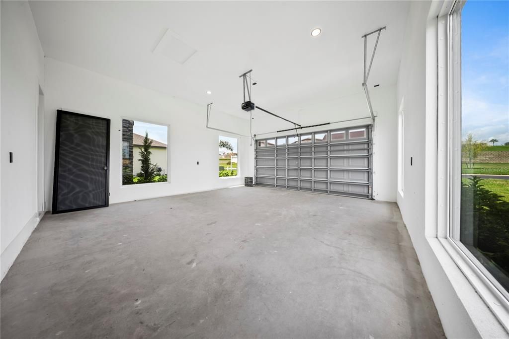 Garage, Interior, Recessed Lighting