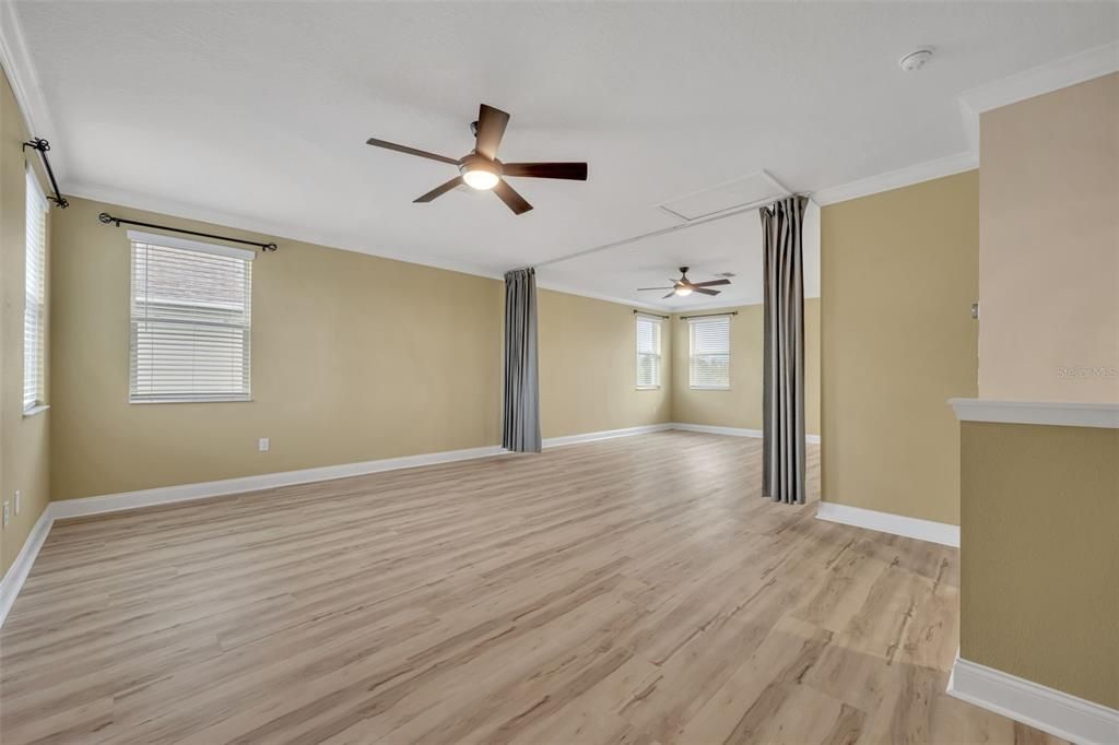 Empty room, Interior, Wood Texture Flooring