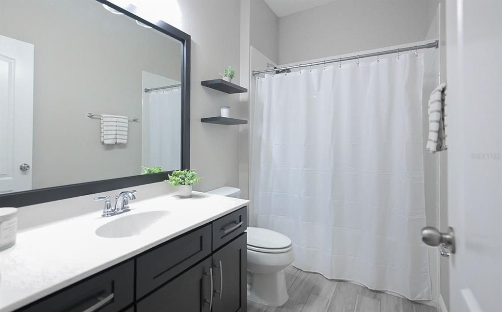 Bathroom, Interior, Wood Texture Flooring