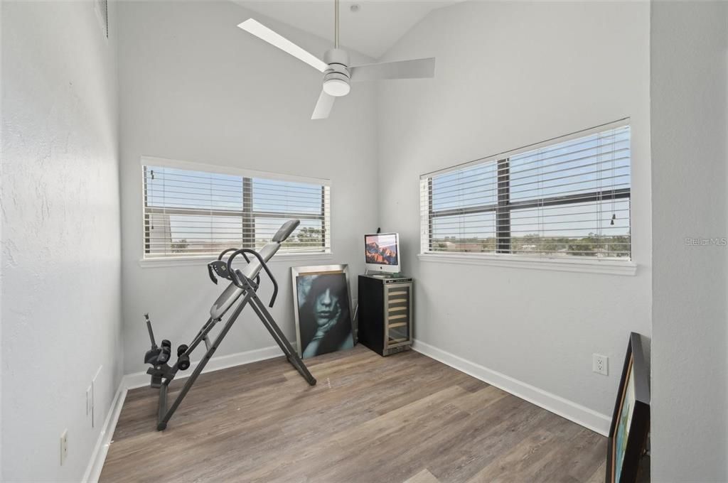 Fitness Equipment, Interior, Wood Texture Flooring