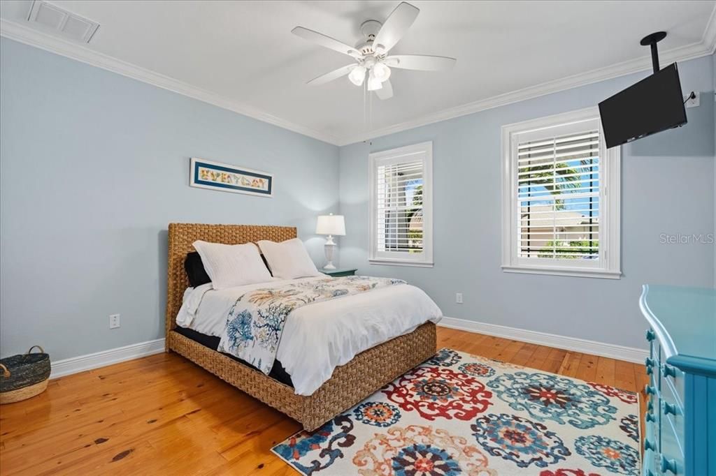 Bedroom, Interior, Wood Texture Flooring