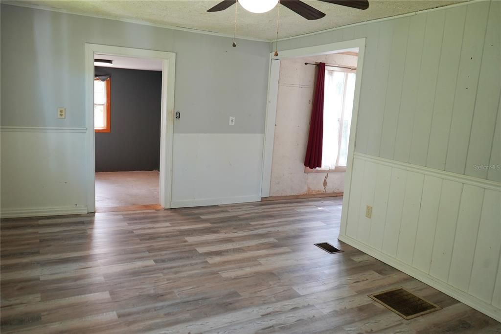 Empty room, Interior, Wood Texture Flooring