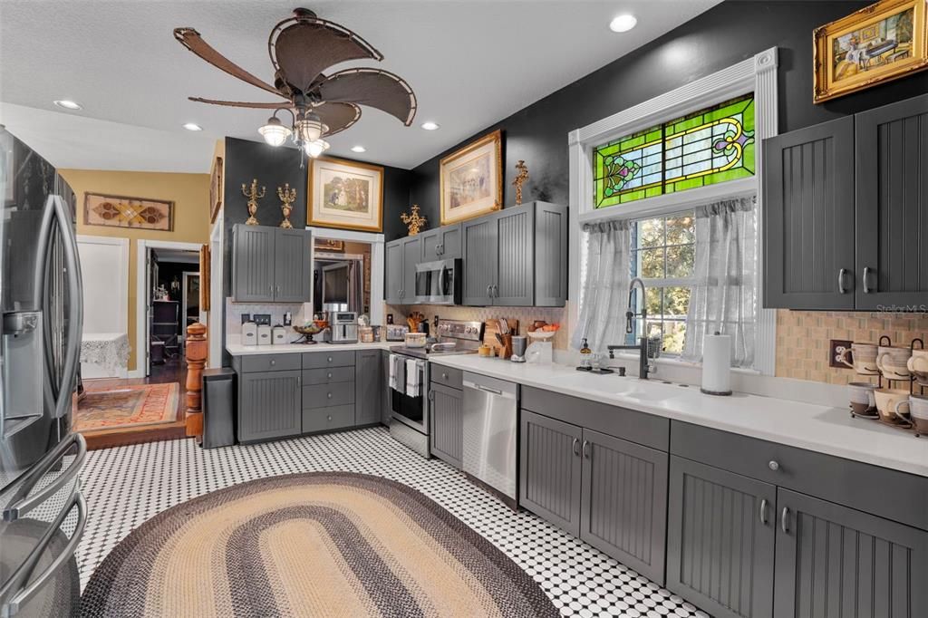 Interior, Kitchen, Recessed Lighting, Stainless Steel Appliances