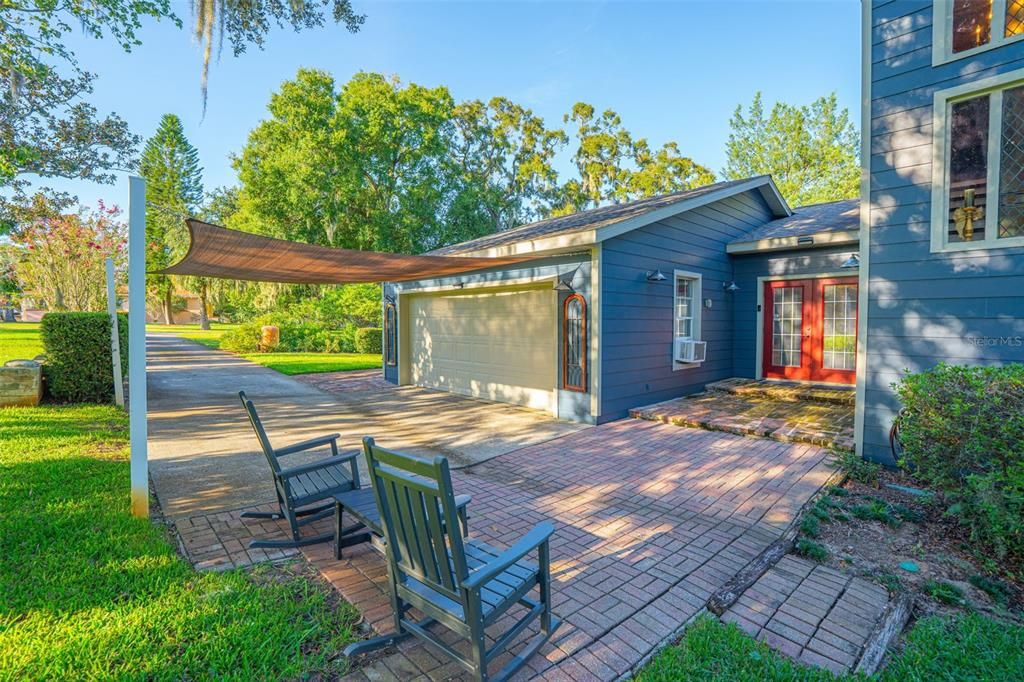 Backyard, Detached Garage, Exterior