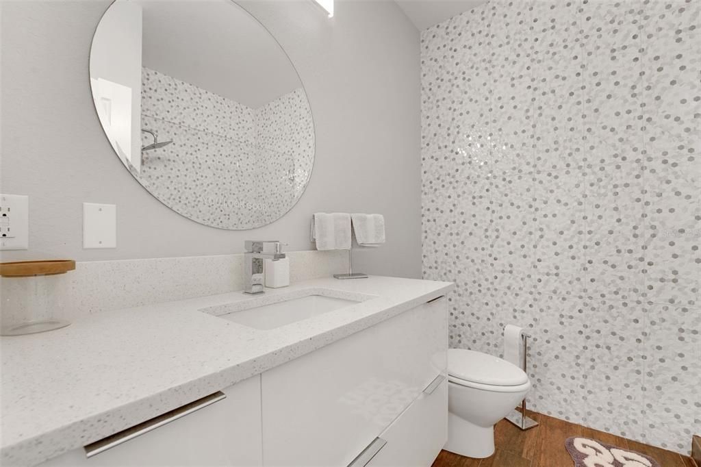 Bathroom, Interior, Wood Texture Flooring