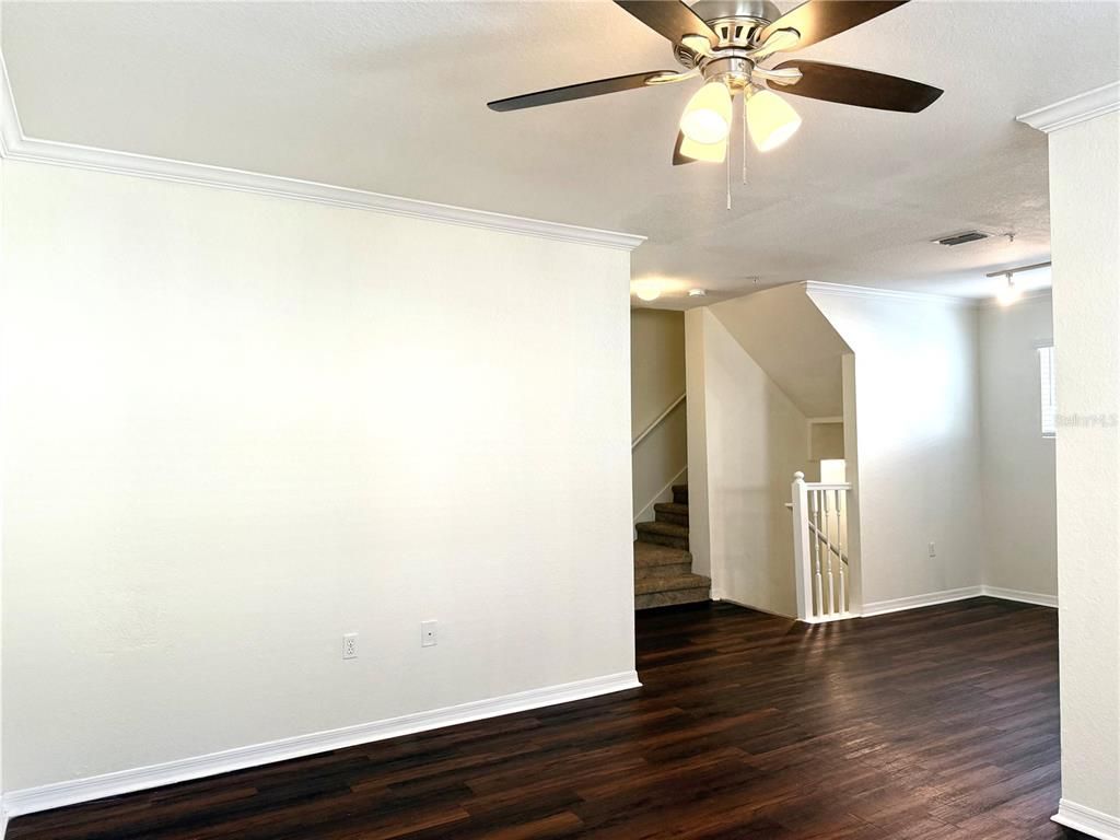 Empty room, Interior, Wood Texture Flooring