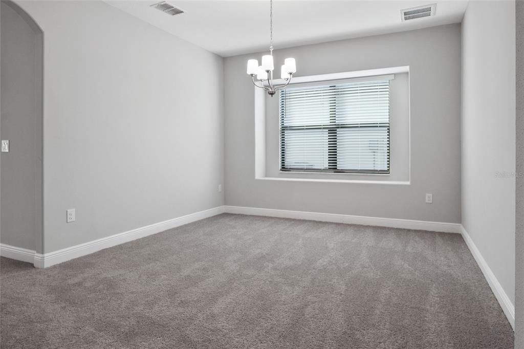 Chandelier, Empty room, Interior