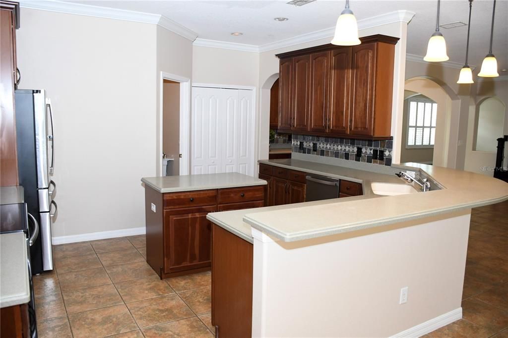 Interior, Kitchen, Pendant Lights, Recessed Lighting