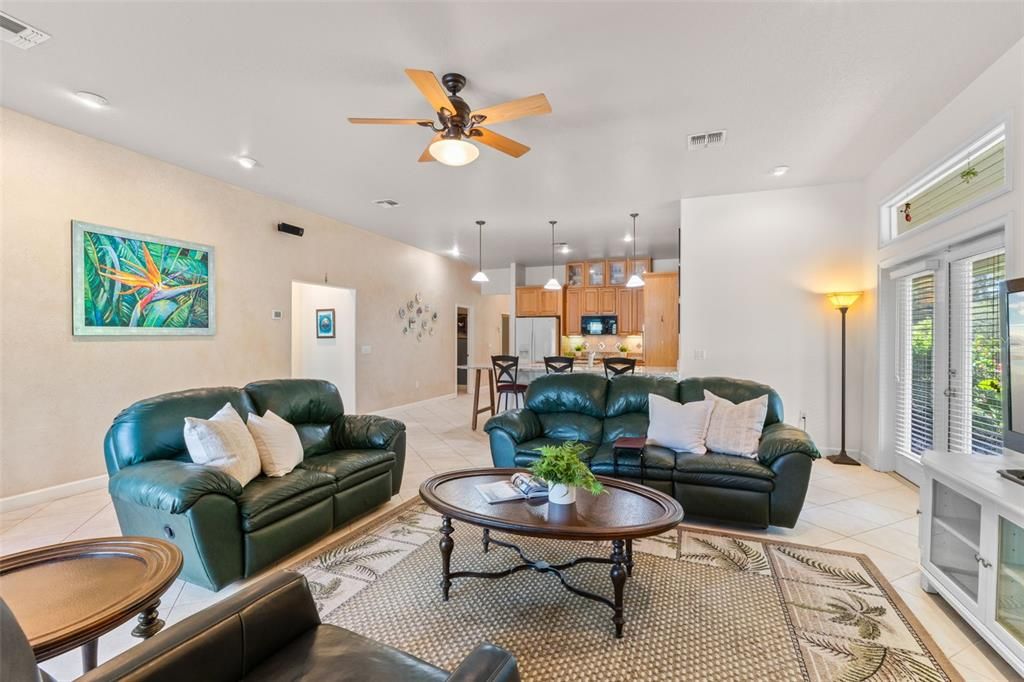 Interior, Kitchen, Living room, Pendant Lights, Recessed Lighting