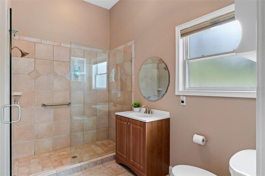 Bathroom, Glass Shower, Interior