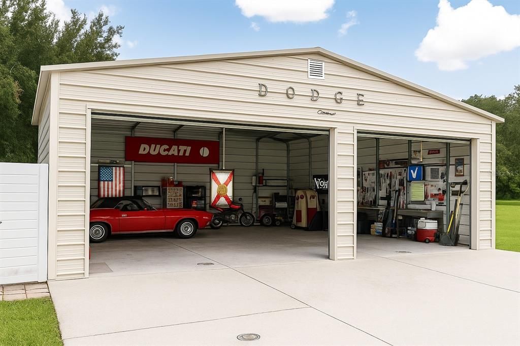 Detached Garage, Exterior
