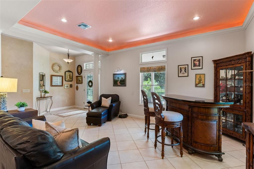 Interior, Living room, Pendant Lights, Recessed Lighting