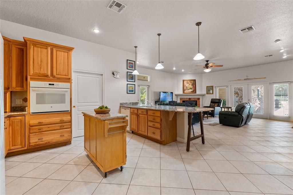 Interior, Kitchen, Living room, Pendant Lights, Recessed Lighting