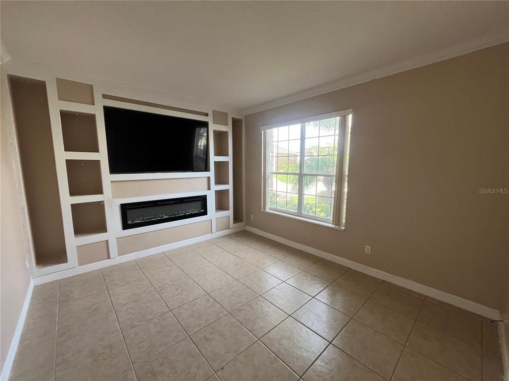 Empty room, Fireplace, Interior