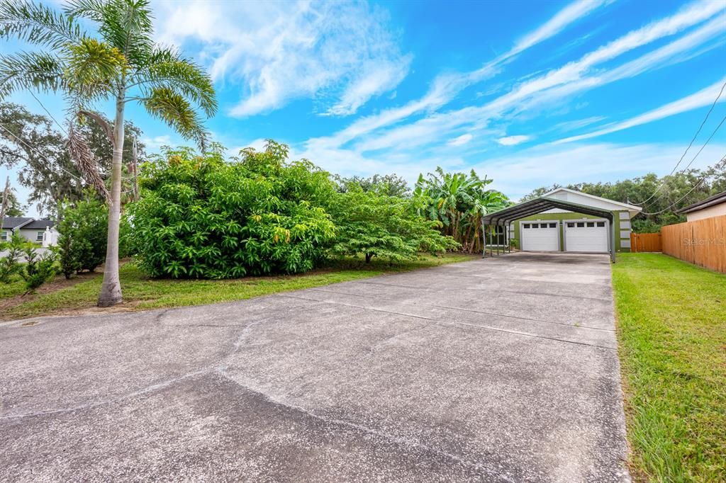 Backyard, Detached Garage, Exterior