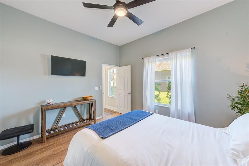Bedroom, Interior, Wood Texture Flooring