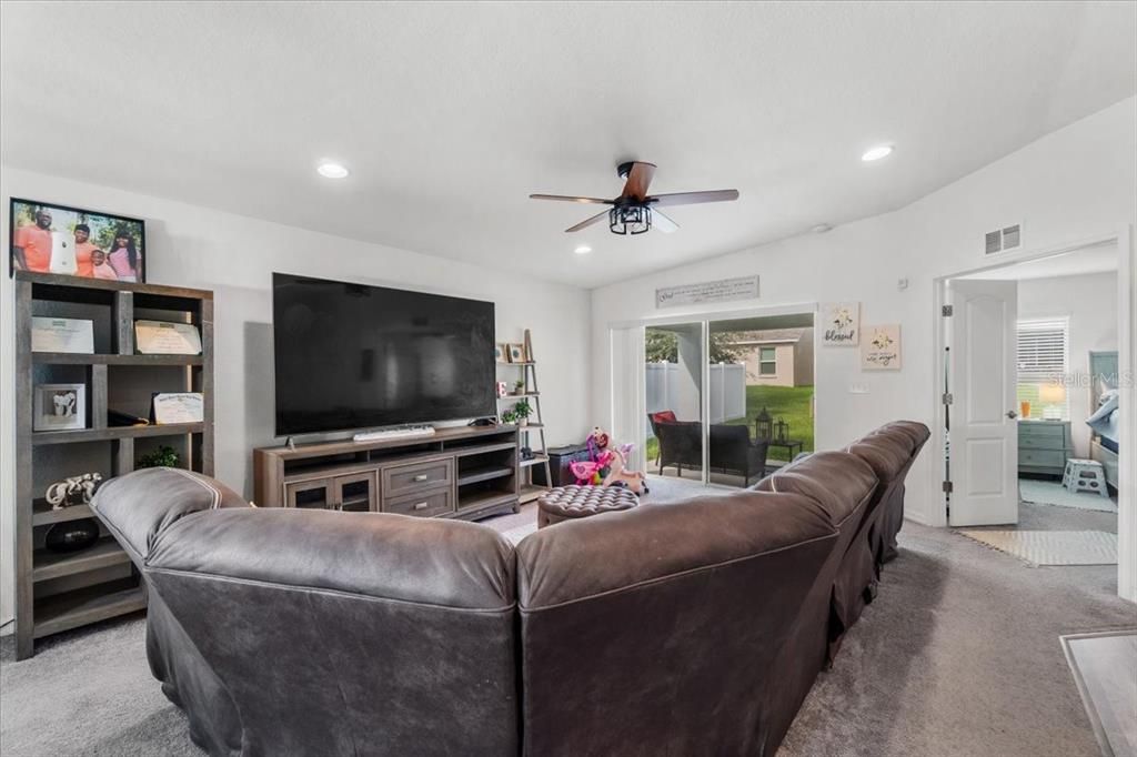 Interior, Living room, Recessed Lighting