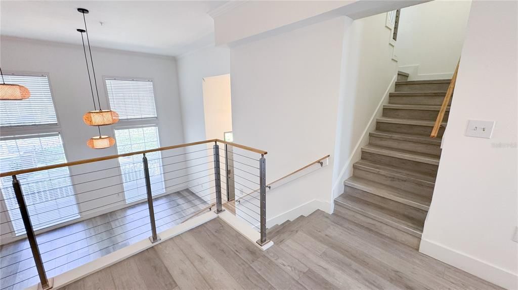 Interior, Pendant Lights, Wood Texture Flooring