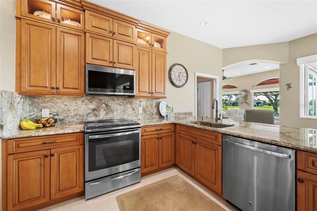 Interior, Kitchen, Recessed Lighting, Stainless Steel Appliances