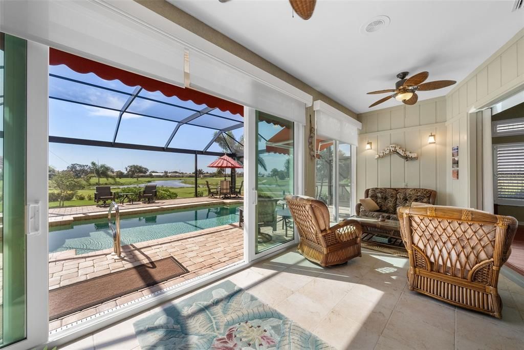 Glass Ceilings, Interior, Living room, Pool, Sun Room