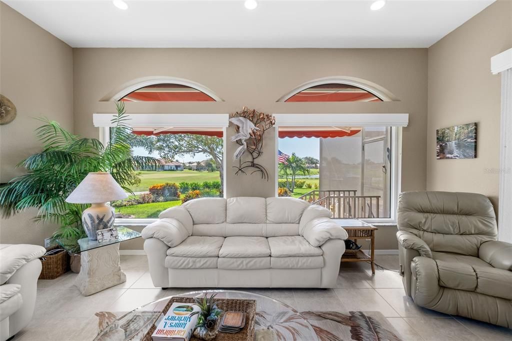 Interior, Living room, Recessed Lighting