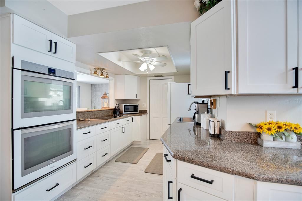 Interior, Kitchen, Wood Texture Flooring