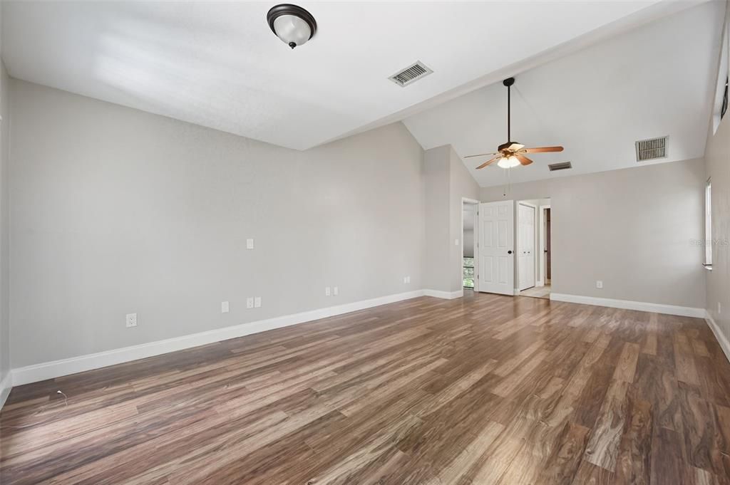Empty room, Interior, Wood Texture Flooring